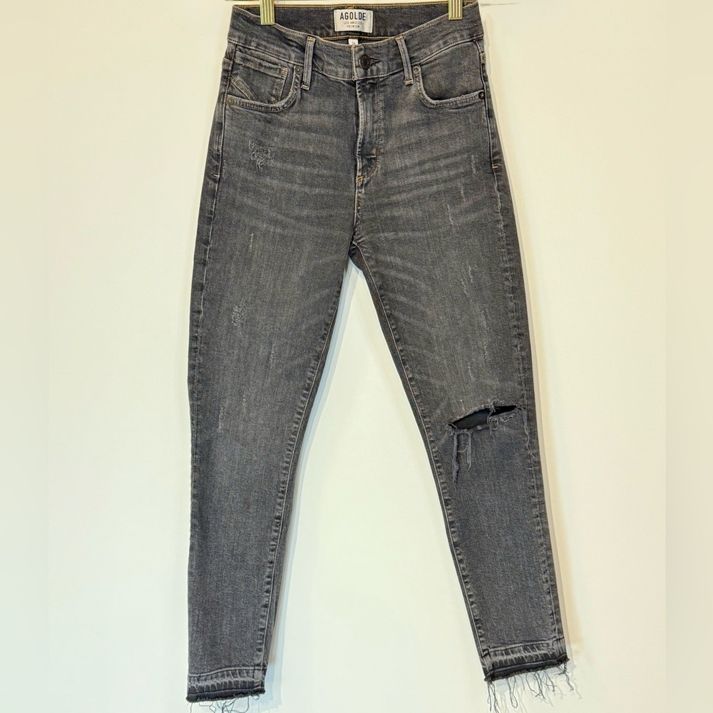 AGOLDE Women's High Rise Straight Leg Jeans - 24